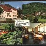 AK-Wiesenttal-Muggendorf-Gasthof-Kohlmannsgarten-mit-Innenansicht-und-Terrasse-Lindenberg-2